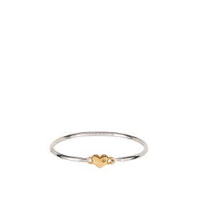 Heart Charm Bangle