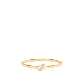 Knot Pave Hinge Bangle