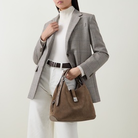 Deco Suede Tote Bag