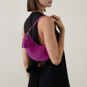 Duo Suede Mini Shoulder Bag