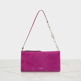 Fling Suede Pouch Shoulder Bag