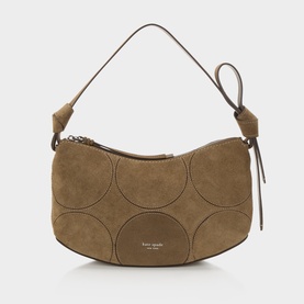 Loop Suede Dot Shoulder Bag
