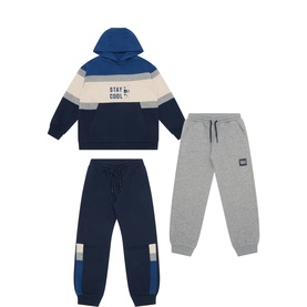 Stay Cool Hoodie & Track Pants Three-Piece Set