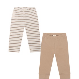 Solid & Striped Leggings Two-Pack Set