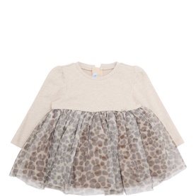 Leopard Print Tulle Dress