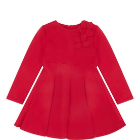 Floral Appliqu&eacute; Dress