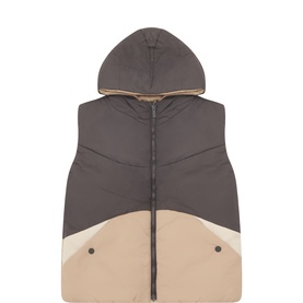 Colour-Blocked Padded Gilet