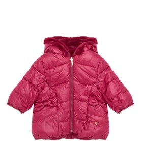 Faux-Fur Quilted Jacket