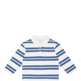 Logo Striped Polo Shirt