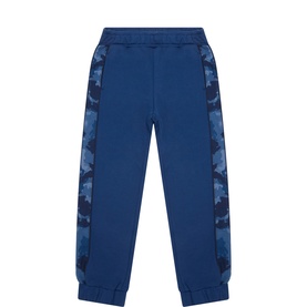 Logo Camo Stripe Slim Leg Sweatpants