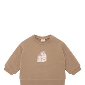 Milk Graphic Print Sweatshirt