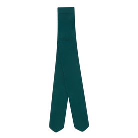 Mayoral Nenufar Green children's tights in cotton-rich fabric, shown flat with a tapered leg silhouette