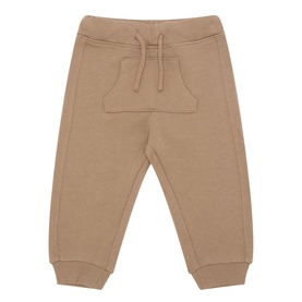 Mayoral children's opal jogger trousers with drawstring waist, kangaroo pocket, and ribbed cuffs in cotton blend