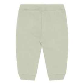 Mayoral Marbled children's jogger trousers in sage green, elasticated waist and cuffed ankles, 95% cotton fleece fabric