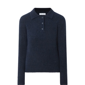 Noura Long-Sleeved Polo Shirt