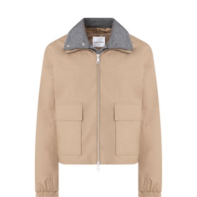 Bianco Utility Bomber Jacket