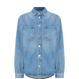 Harp Seamed Denim Shirt