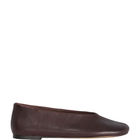 Highway Leather Ballet Flats