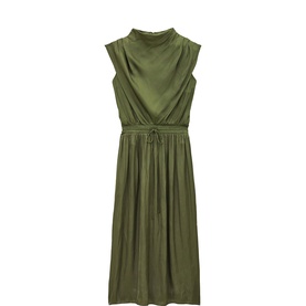 Celea Drawstring Flared Dress