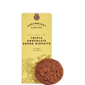 Triple Chocolate Chunk Biscuits in Carton 200g