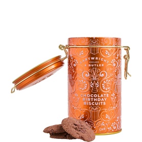 Happy Birthday Tin &ndash; Brownie Biscuits 200g