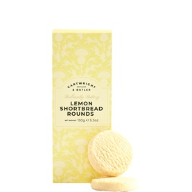 Lemon Zest Shortbread Rounds in Carton 150g