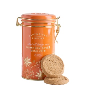 Pumpkin Spiced Biscuits in Autumn Tin 200g