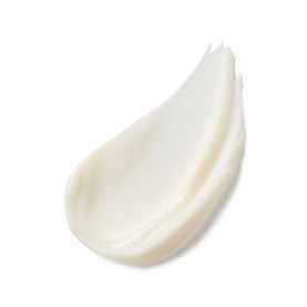 Est&eacute;e Lauder Re-Nutriv Age Reversal Recovery Cr&egrave;me texture swatch showing creamy white consistency