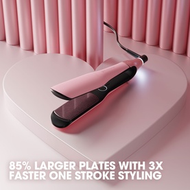 Chronos Max Wide Plate Hair Straightener in Dusted Pink