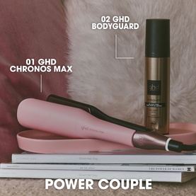 Chronos Max Wide Plate Hair Straightener in Dusted Pink