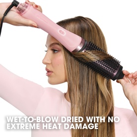 Duet Blowdry Hair Dryer Brush in Dusted Pink