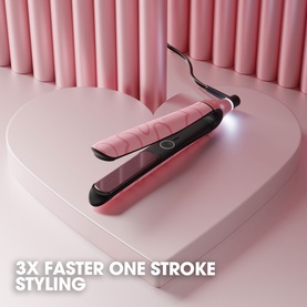 Chronos Hair Straightener in Dusted Pink With Love