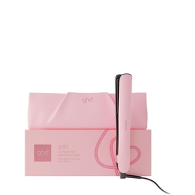 Gold Hair Straightener in Dusted Pink