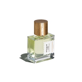 Goldfield & Banks Bohemian Lime Eau de Parfum, clear glass bottle with wooden cap