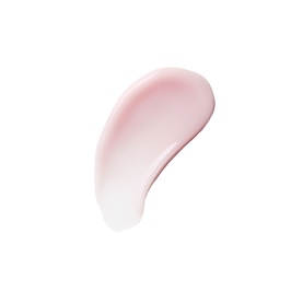 Kylie Cosmetics Makeup Primer swatch in soft pink-white tone, showing smooth creamy texture