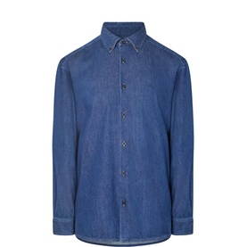 Mathias Logo Denim Casual Shirt