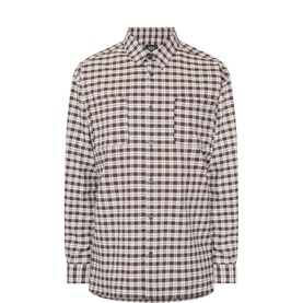 Malcom Patch Pocket Check Shirt