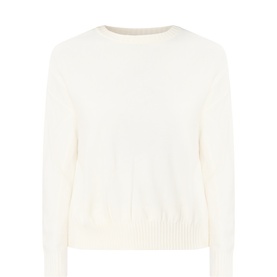 Solid Dropped-Shoulder Sweater