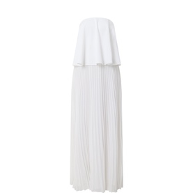 Saralyn Bandeau Pleated Dress