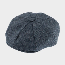 Durleigh Herringbone Newsboy Cap