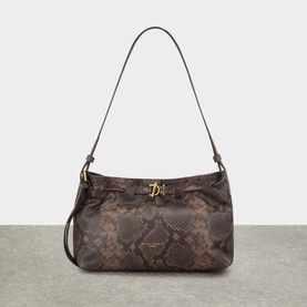 Mimi Snakeskin Embossed Tote Bag