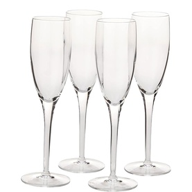 Michelangelo Masterpiece Flute Glasses, Set of Four