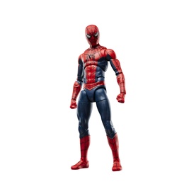 Superheroes Spider-Man articulated action figure in red and navy blue suit, standing pose, approximately 15cm tall