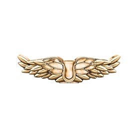 Zadig & Voltaire EDP 90ml gold angel wings bottle cap ornament, detailed feather design in warm gold tone