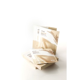 Anua Hydration Treatment sheet masks, set of multiple packets in minimal beige packaging with botanical print detail