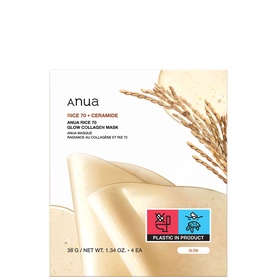Rice 70 Glow Collagen Mask 4 Pack
