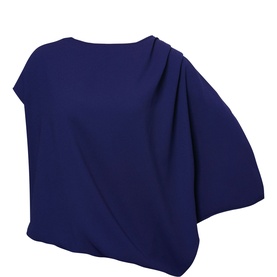Berna Draped Pleated Shoulder Blouse