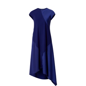 Carmin Asymmetric Flared Dress
