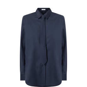 Peri Tie-Neck Shirt