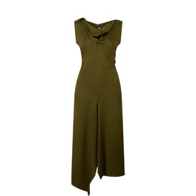 Draped Tailored Dress